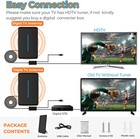 2025 Hdtv 1080p Outdoor indoor Amplified Digital Tv Antenna 360 Rotor Hd Tv