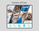 Cat Grooming Bag Kitten Wash Polyester Mesh Scratch Bite Resistant Nail Bath