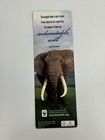 Wwf Wildlife Animal Bookmark Tiger Elephant Inspirational Quote