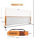 Portable Badminton Net Set  Adjustable Height Tennis Net  Kids Volleyball soccer
