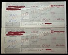 Western Airlines Travel Passes Msp-bzn Good Condition 11 Feb 87 Coupons Only