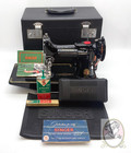 Ultra-rare  Complete   Original 221k Red S Badge Featherweight 110-120v Canadian
