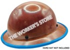 Hard Hat Brim Cover Edge Rubber Protector Blue Goma Protectora Para Borde Casco