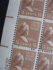 Usa Error Washington Almost Imperf Between Sc 805 Mnh Plate Block