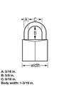 Master Lock 4 Pack Black Padlocks Indoor Outdoor Keyed Alike Security Lock - New