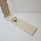 Antique 1880s Checkbook W  30 Unused Checks 