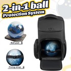 Bowling Ball Backpack Bag Single Ball Holder Shoe Compartment Sz16