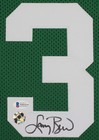 Larry Bird Autographed And Framed Green Celtics Jersey Auto Beckett 