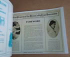 Harriet Brown  1913  Official Program Women s Suffrage Procession Right To Vote