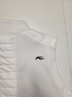  298 New Kjus Maxima Vest Golf Women s Large L Size 40 White Full Zip Poly Nwt