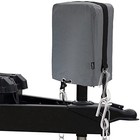 Bougerv Rv Electric Tongue Jack Cover With D Rings  600d Grey With D Rings