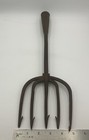 Vtg Blacksmith Hand Made Forged Wrought Iron Fish  Eel  Frog Fishing Gig No Pole