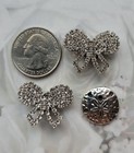 2 Bows Magnetic Sash Pins  Competition Number Holders  Horse Show Pins  Pageant 