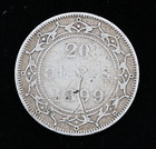 Newfoundland Canada 20 Cents 1899 Silver Coin