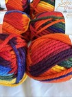 Bernat Softee Chunky Yarn 6 Skeins  Color  School Yard  Multicolor  Super Bulky