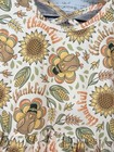 Thanksgiving Turkey Cross Back Harvest Long Sleeve Dress Western Girls 3t 3y