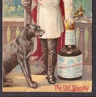 Johann Hoffs 1890s Ny Malt Health Beer Bottle Bismarck Great Dane Dog Trade Card