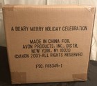 New In Box Avon A Beary Merry Holiday Celebration Bear Family Musical   Lighted