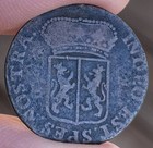 1762 Duit Voc Netherlands Gelderland Holland Dutch Very Nice -  high Grade  E751