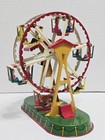 Vtg Josef Wagner Tin Wind-up Ferris Wheel Key   Box Collectable Lithograph Works