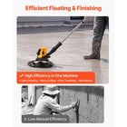 Uimoso Electric Trowel 800w Concrete Finisher With 6-speed Control   Mixing Rod