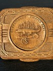 Vtg Okefenokee Swamp Park Waycross Georgia Souvenir Cigarette Trinket Box 1960s