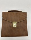 Vintage Leather Portable Bar Set With Cocktail Accessories  Travel Liquor Case B