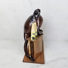 Taxidermy Mexican Folk Art Frog Toad Bartender Pen Holder 