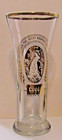 Vintage Coors Pilsner Beer Glass Gold Trim With Waterfall Logo 7-1 4   