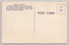 Statue Of Liberty At Sunrise New York City Vintage Unposted Postcard