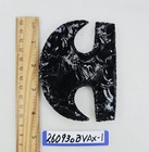4x3  Obsidian Ax Head - Viking Style - Game Of Thrones - Hand Knapped