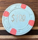  1 Poker Vintage Casino Chip Unidentified Casino Poker Chip