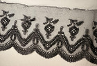 Antique Bobbin Lace - Chantilly - 60 Cm - 19th Century