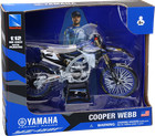 New Ray Toys 58483 Mini Yamaha Yz450f Dirt Bike 1 12 Scale Cooper Webb 2