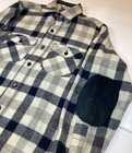 Vintage Woolrich Wool Flannel Shacket Jacket Shirt Mens Sz  Medium Western Plaid