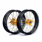 For Suzuki Supermoto 17 x3 5  4 25  Spoked Wheels Set Rmz250 07-24 Rmz450 05-24