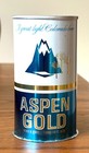  super Clean  1960 s Aspen Gold Lift Ring Pull Tab Beer Can