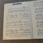 The Beatles - Yesterday - Rare Original Northern Songs Lmt Song Sheet Music