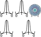 4 Pack 6 Inch Metal Display Stand Easel Plate Photo Holder For Picture Frames