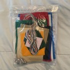 Design Works Vintage Felt Stocking Kit 5074 Santa With List Christmas Sealed