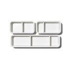 Oxo 3pc Slim Adjustable Drawer Bin Set