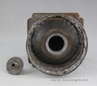 Nice Chinese Old Pure Brass Copper Carved Bats Opium Lamp Mark