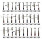10pcs Nail Drill Bits File Grinding Head Acrylic Manicure Pedicure Nail Art Set