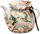 Hummingbird Tea Cozy For Teapot Insulated Rose Hibiscus Tea Pot Cozy For Keeping