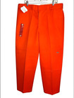 Dickies Mens Orange Double Knee Loose Fit Cell Phone Pocket Work Pants 40x30 New