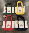 Trader Joe s Mini Canvas Tote Bag Set Of 4 Rare Limited In Hand New Authentic