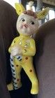 Christmas Candy Cane Pixie Elf Japan Vintage 5    Red Polkadot Rare Yellow