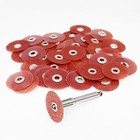 Dental Discs Coarse Composite Finishing Polishing Discs 12 7mm 10pcs Mandrel