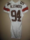 Cleveland Browns  94 Game Used Football Jersey