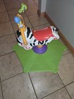Fisher-price Go Baby Bounce   Spin Zebra Ride-on With Lights And Sounds  rare 